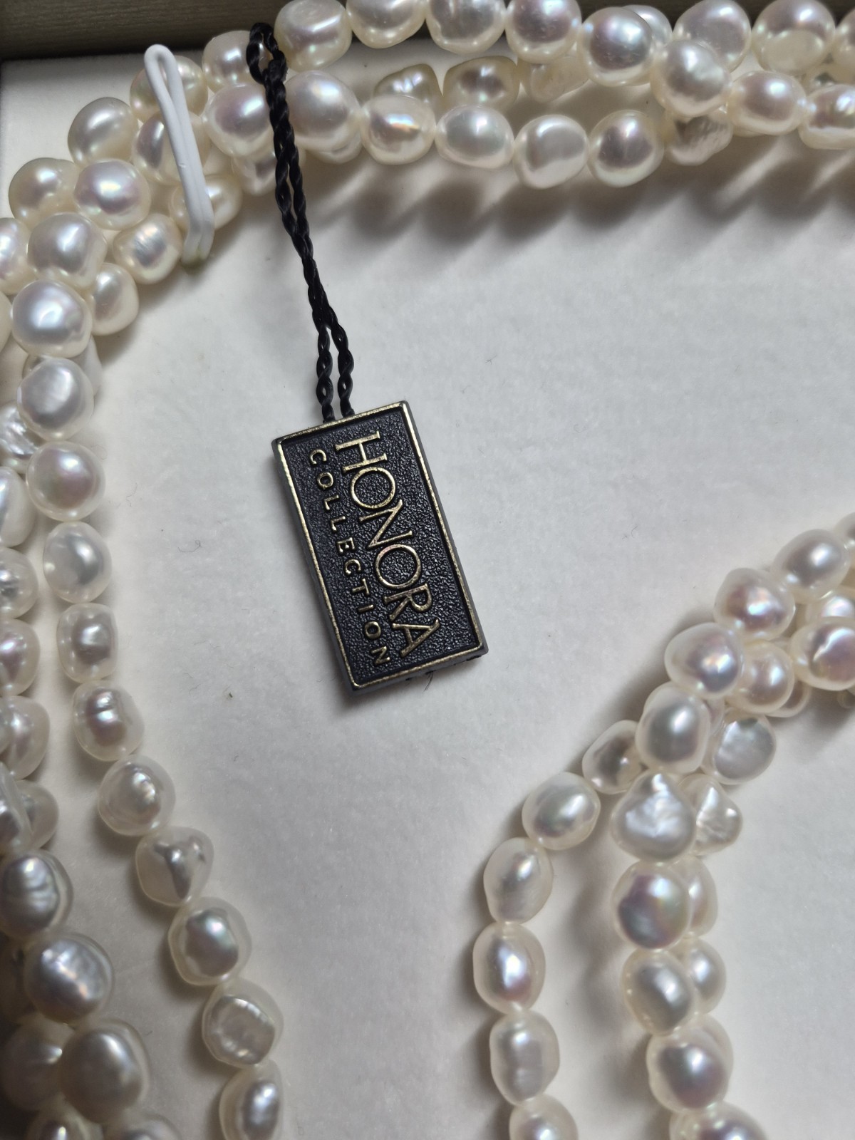 NWT Honora White Cultured Freshwater Pearl 60″ Rope Necklace & Stretch Bracelets