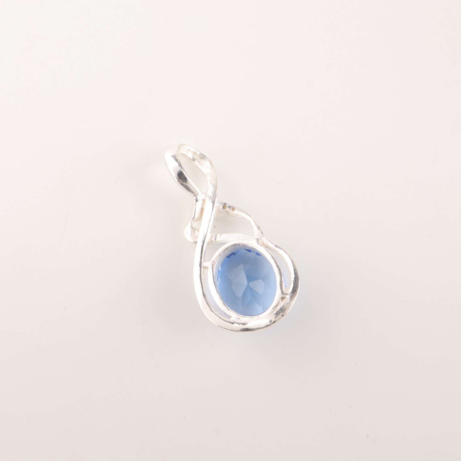 Tanzanite Gemstone 925 Sterling Silver Jewelry Zircon Pendant For Birthday Gift
