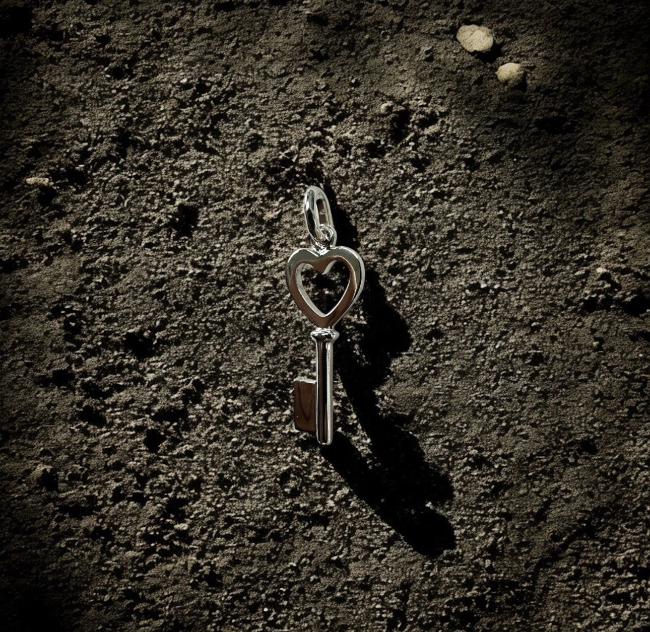 Silver 925 Key Pendant( Optional Could Be Rose Or Yellow Plated)
