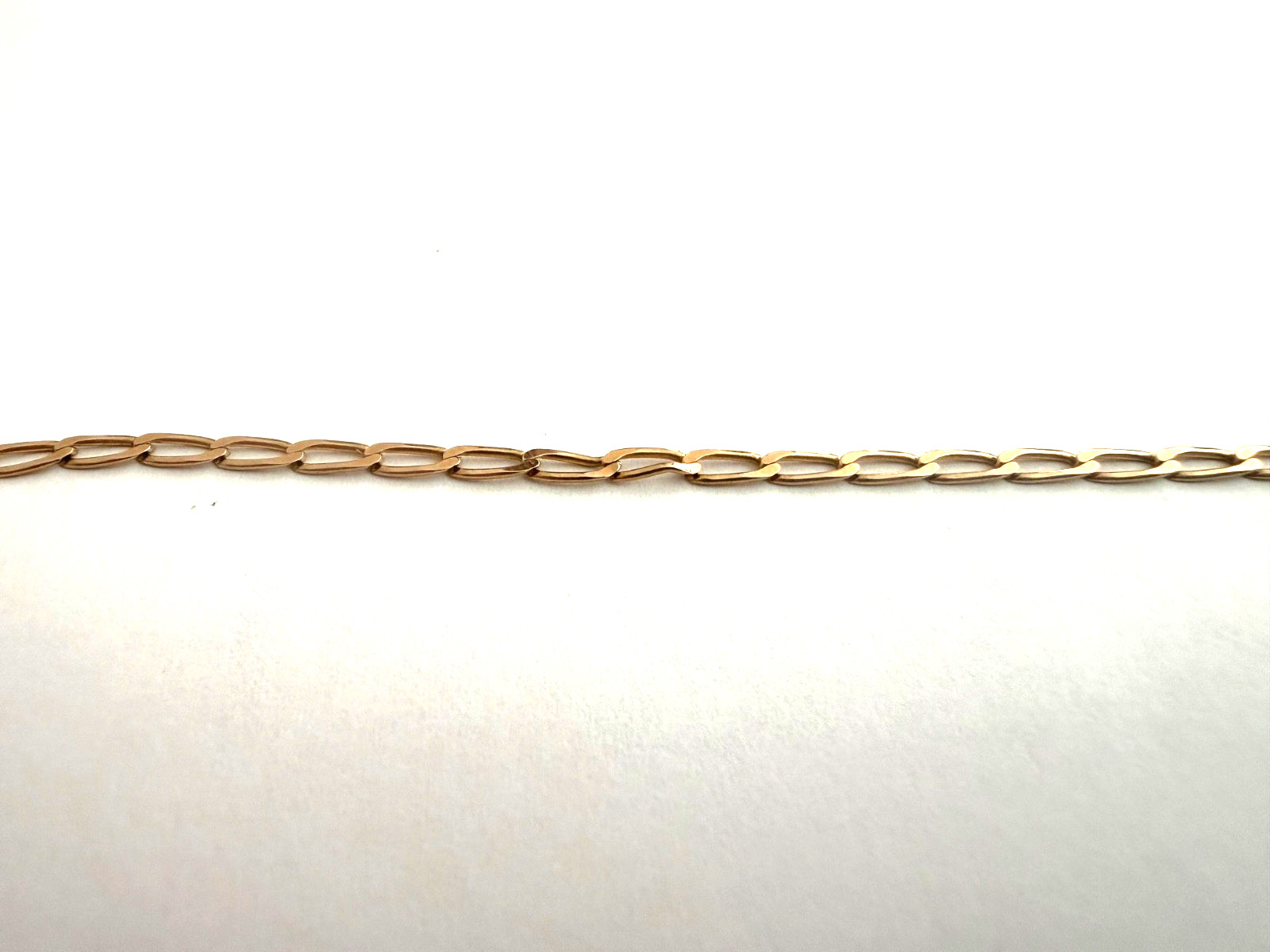 14k Yellow Gold Paper Clip Necklace