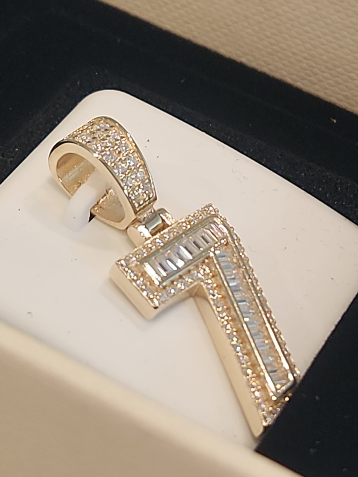 925 STERLING SILVER #7 PENDANT
