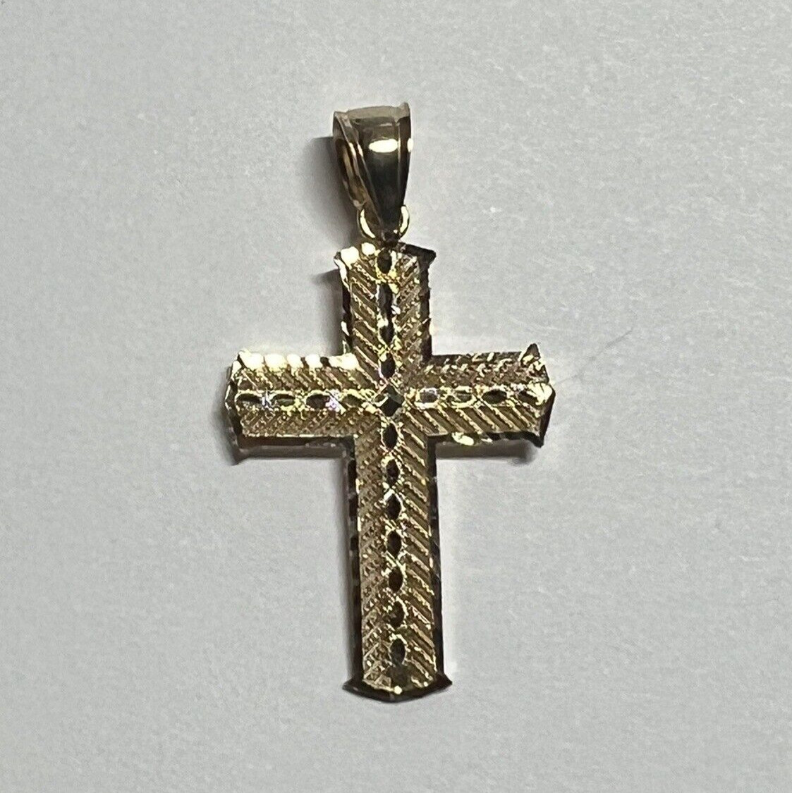 New Gold 14k Cross Pendant Charm Yellow Gold (1.6 gr )