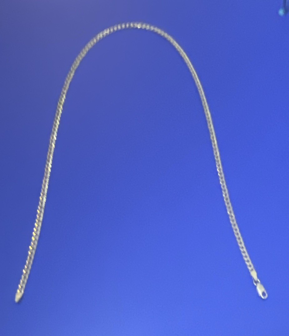 Miabella Gold Plated Sterling Silver Necklace 18 Inches