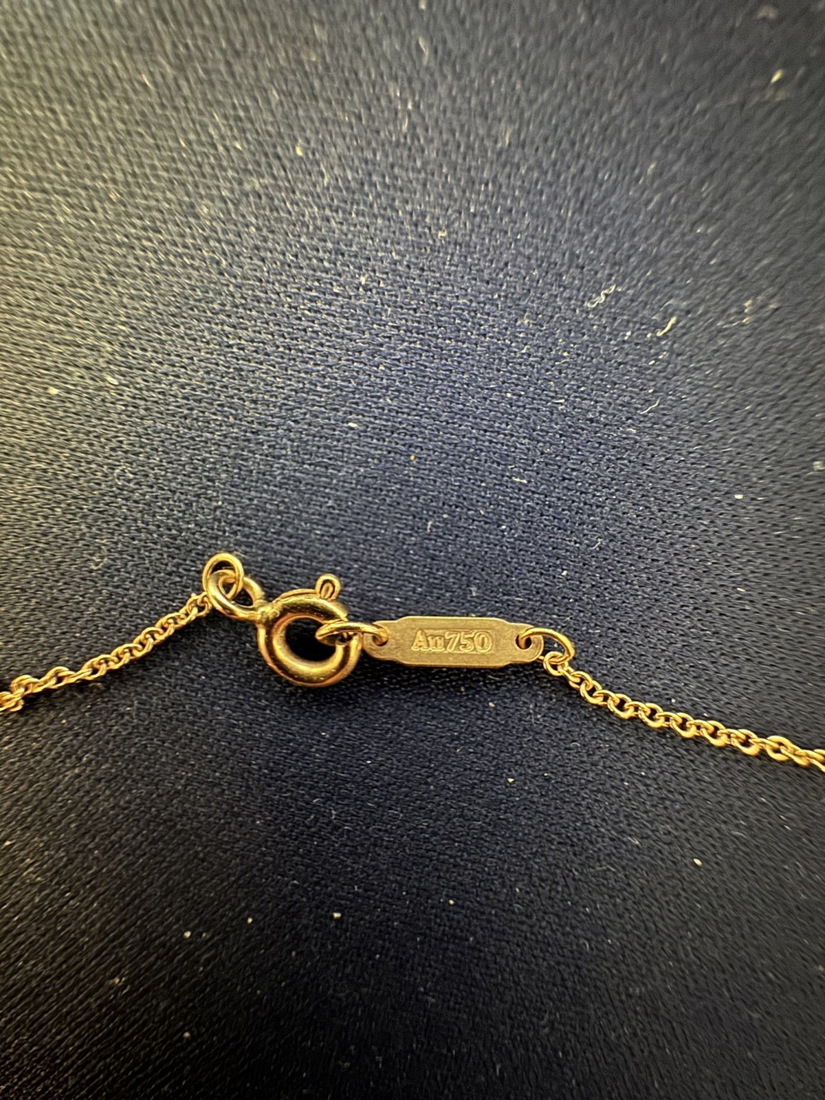 Tiffany and Co. 18k Rose Gold Key Necklace