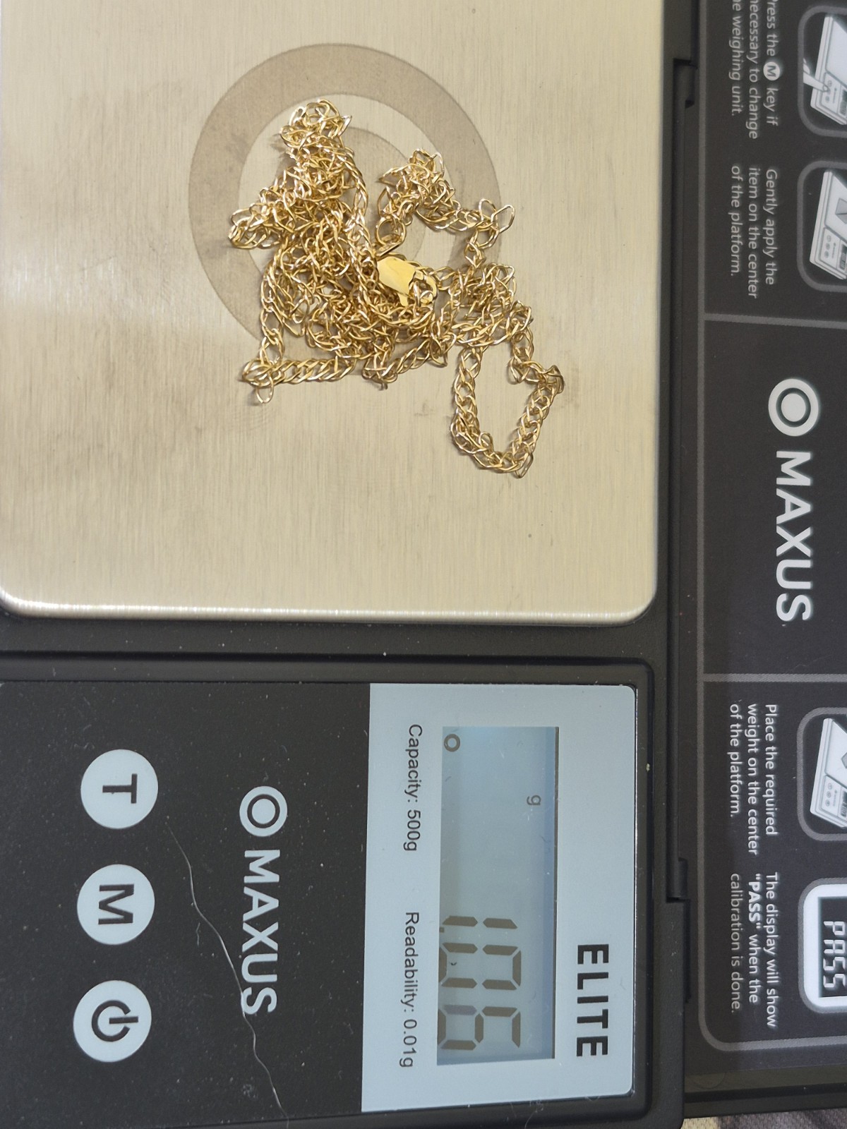 Solid 10k Gold 18in Rombo Link Double Cuban Necklace Dainty 2mm Elegant