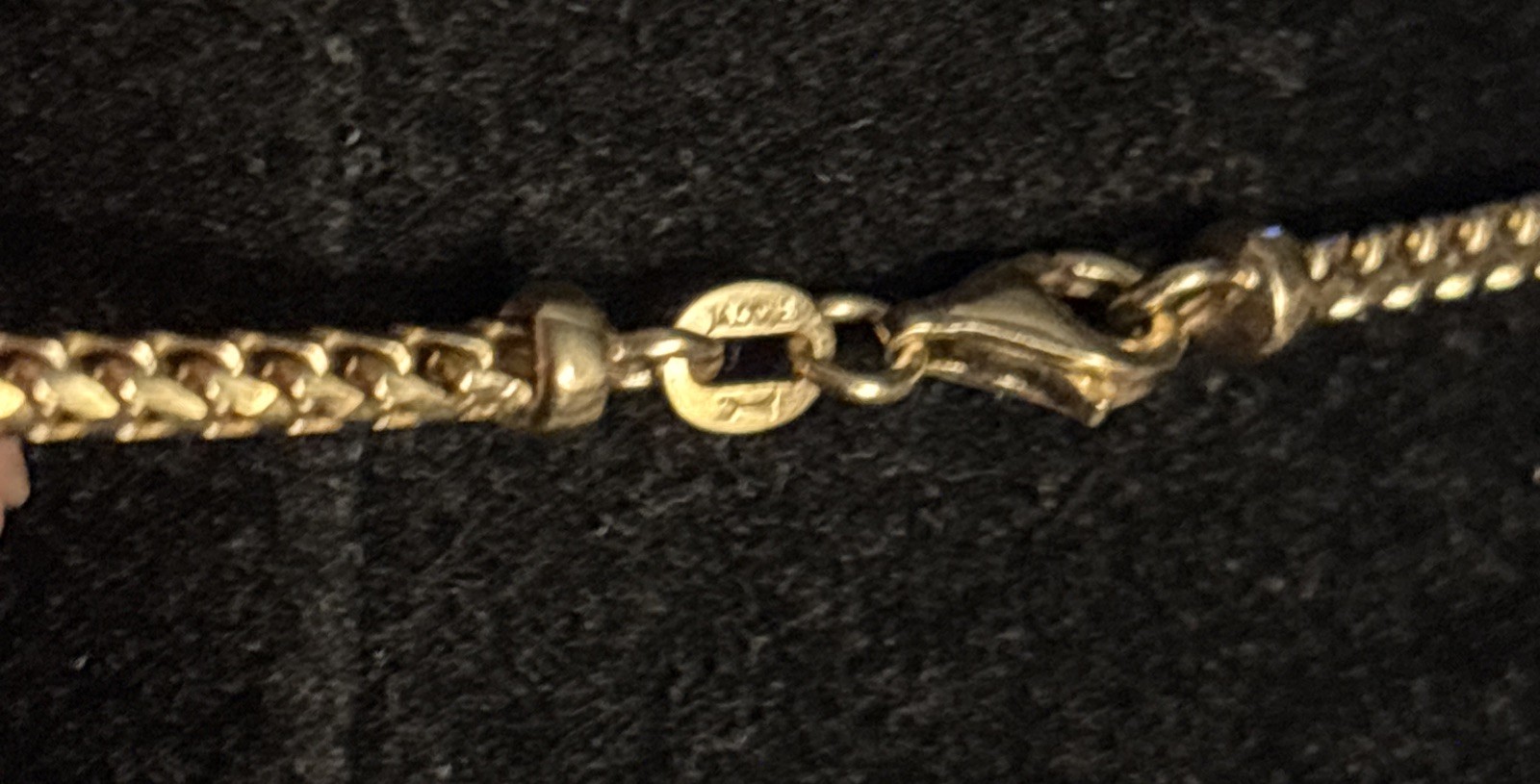 Jacoje 14K Yellow Gold Diamond Cut Franco Chain 2.5mm 24 Inch 21.7 Grams