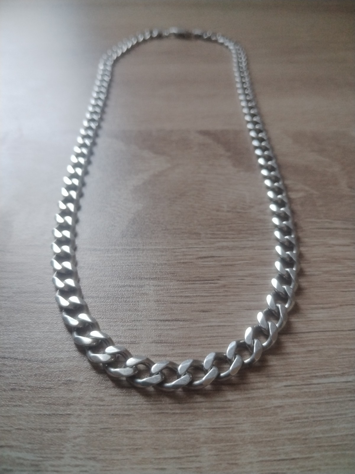 CC 925 Sterling Silver HEAVY 21 inch 53сm 7mm Cuban curb link Chain 48g