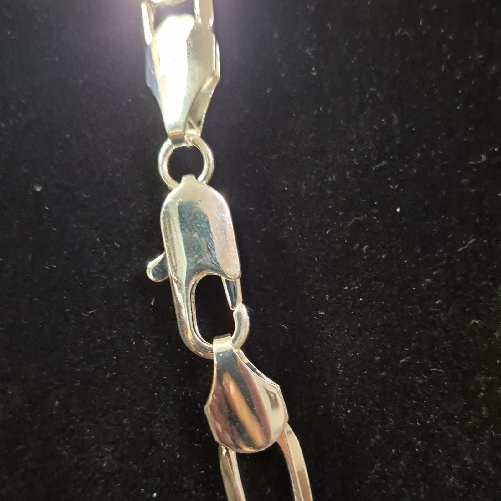 925 Stamped Sterling Silver Figaro Chain Necklace 12mm w/ Lobster Clasp,