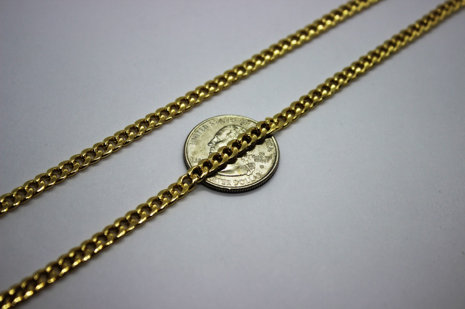 14K Yellow Gold 2.2mm – 6mm Miami Cuban Chain Necklace Bracelet 7″ – 30″ Hollow