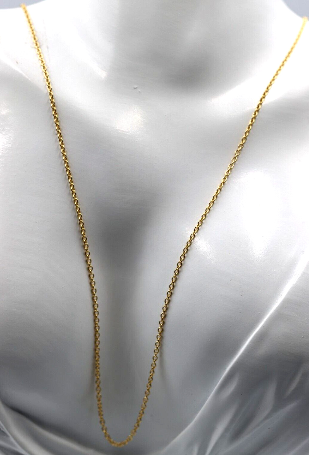 Genuine 9ct Yellow Gold Belcher Chain Necklace 70cm 3.82grams
