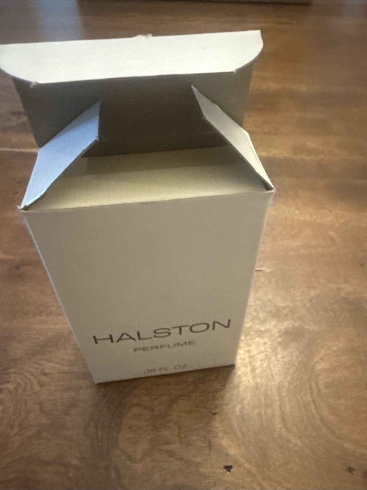 HALSTON Bottle For Perfume Necklace Marked Sterling Original Box