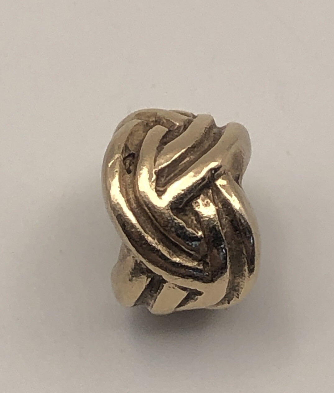 14k Gold Knot Bead Unbranded 2.22 Grams