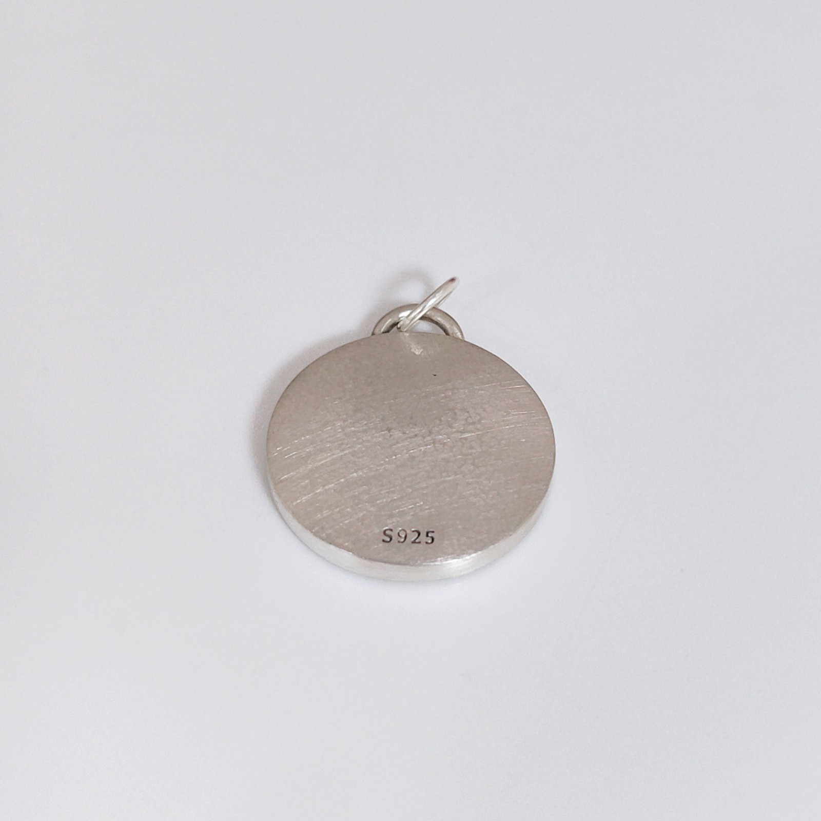 Tropical Beach Landscape Pendant Handmade Ocean Nature Charm Silver with box