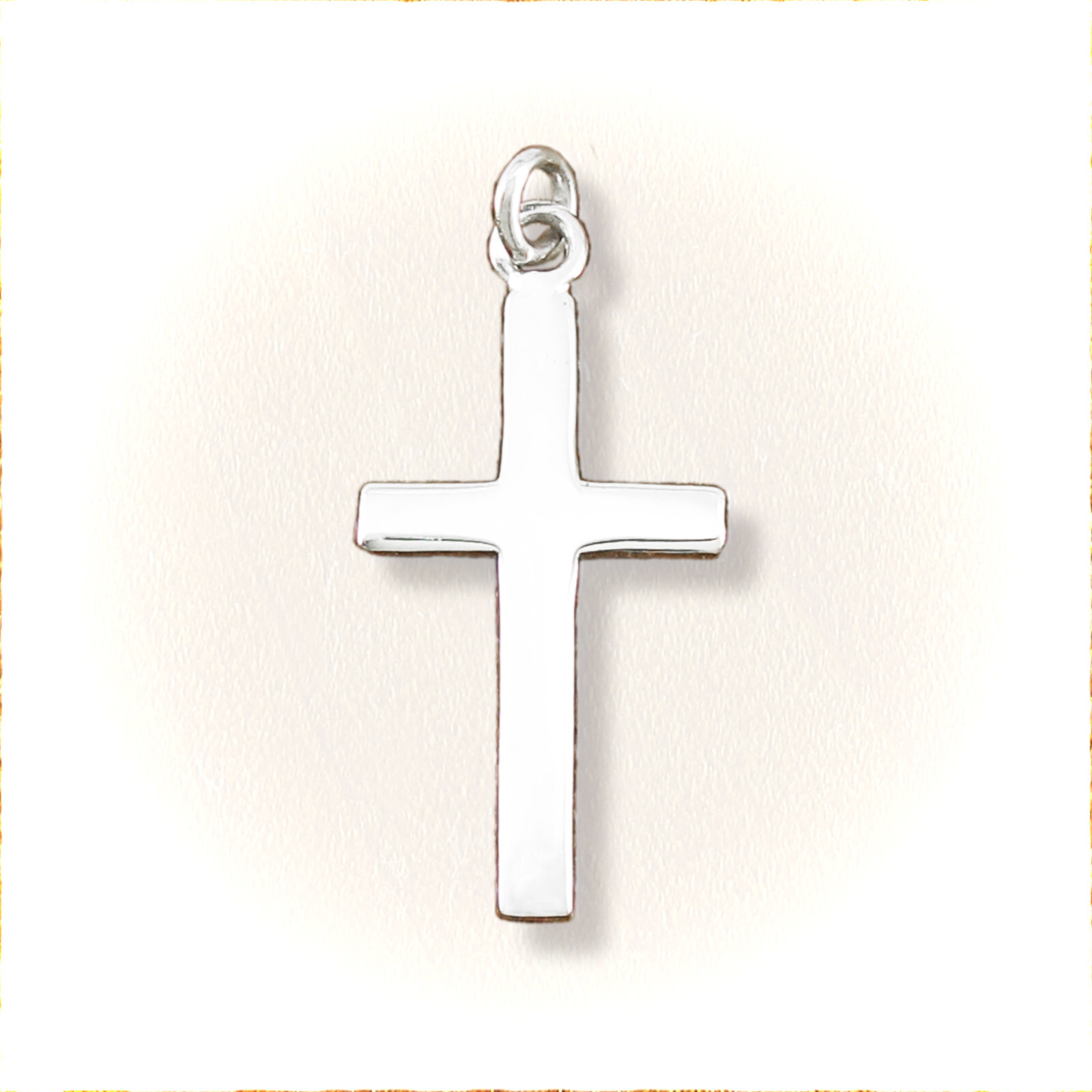 Small Cross “Back to Basics” Pendant – ‘925’ Sterling Silver – Use Your CHAIN!