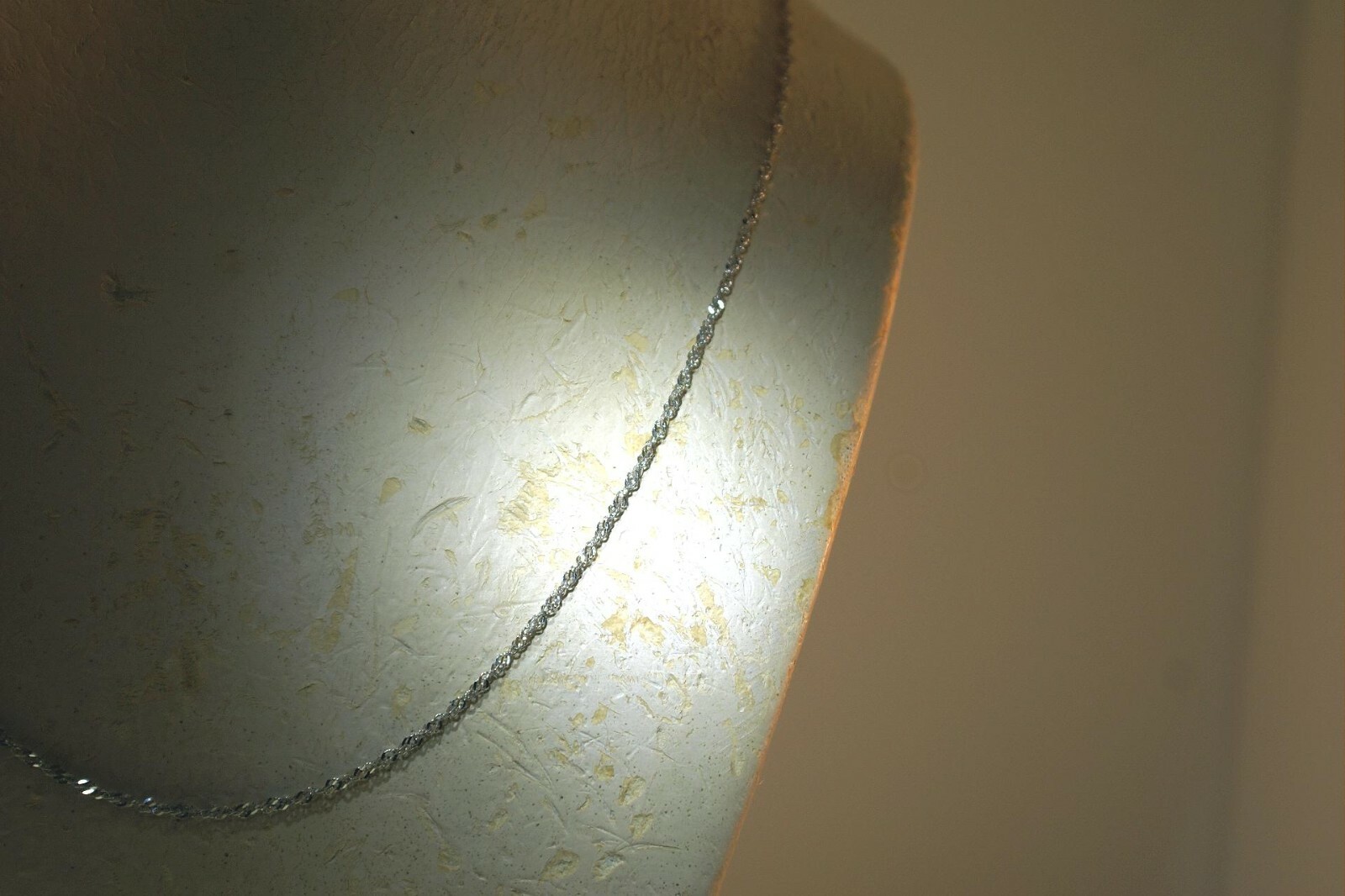 1.5MM SOLID 14K WHITE GOLD DIAMOND CUT SINGAPORE CHAIN NECKLACE 16-24″ 1.7-2.5GR