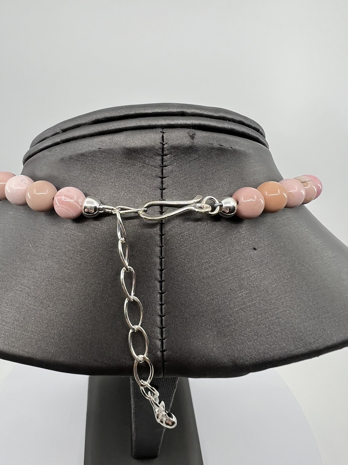 Jay King Pink Opal and Black South Sea Cultured Pearl Beaded Necklace
