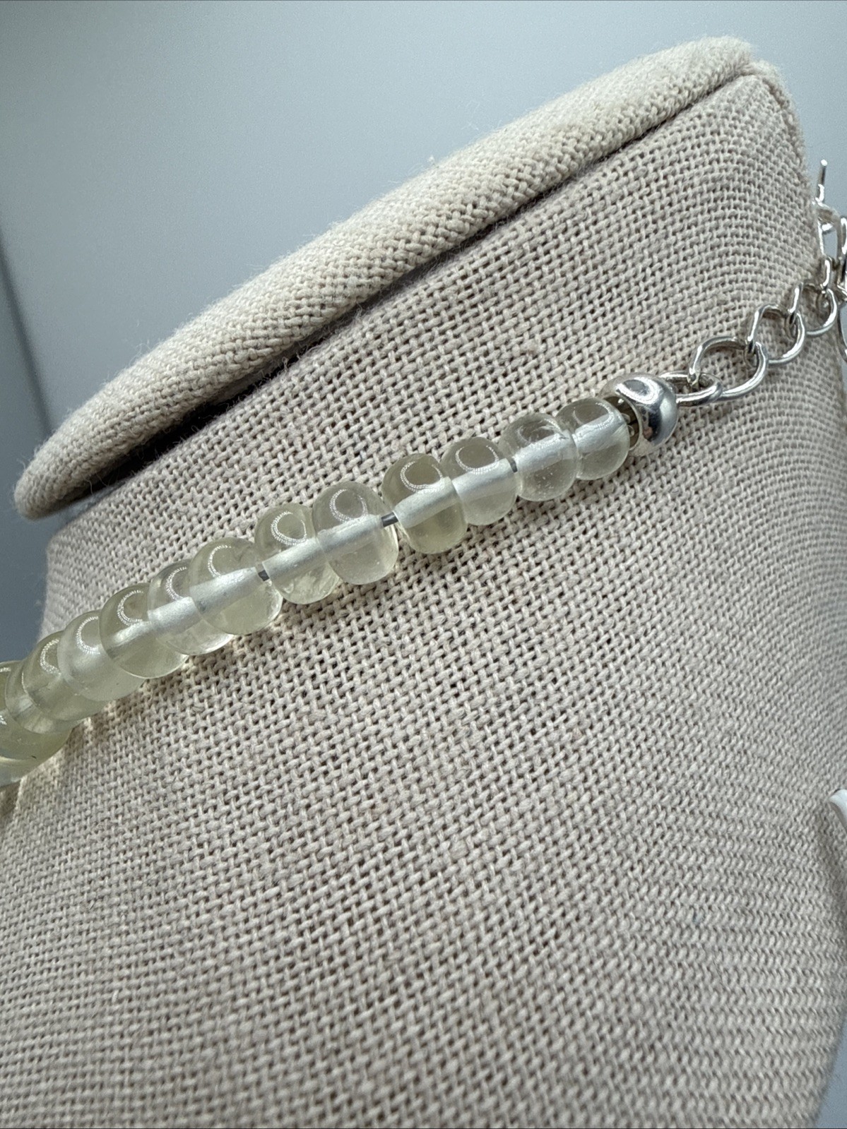 Jay King Natural Brazilian Lemon Citrine Graduated Bead Sterling Silver Necklace