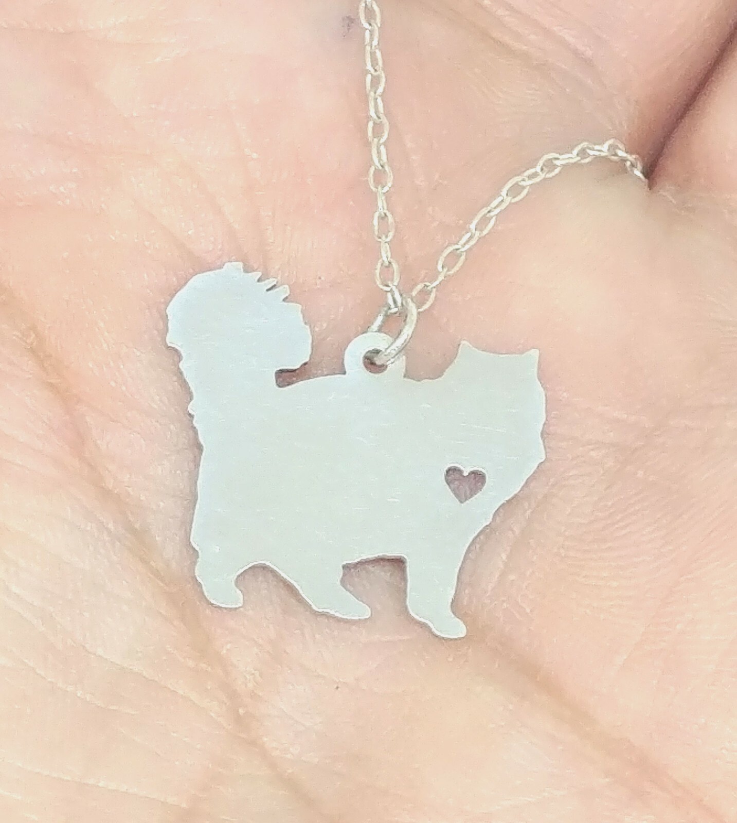 Fat Cat Necklace – Sterling Silver Jewelry – Gold-Rose Gold – Engrave