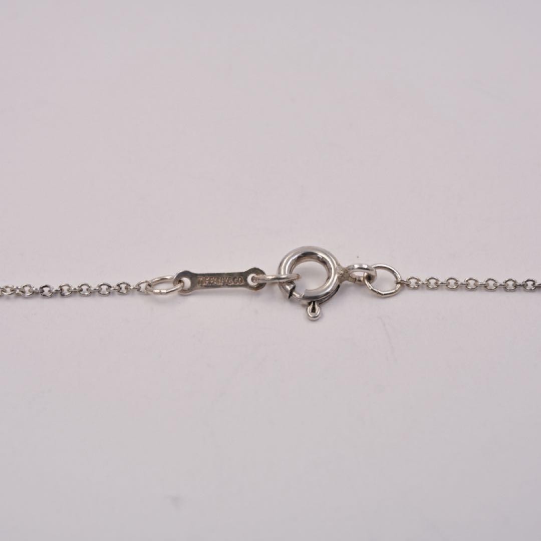 Tiffany & Co. Paloma Picasso Alphabet V Necklace Silver 925 Unisex Used Good