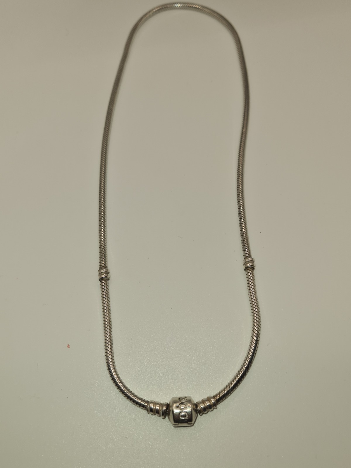 Pandora Snake Chain Necklace Barrel Clasp 45cm, 18 Inches S925 ALE