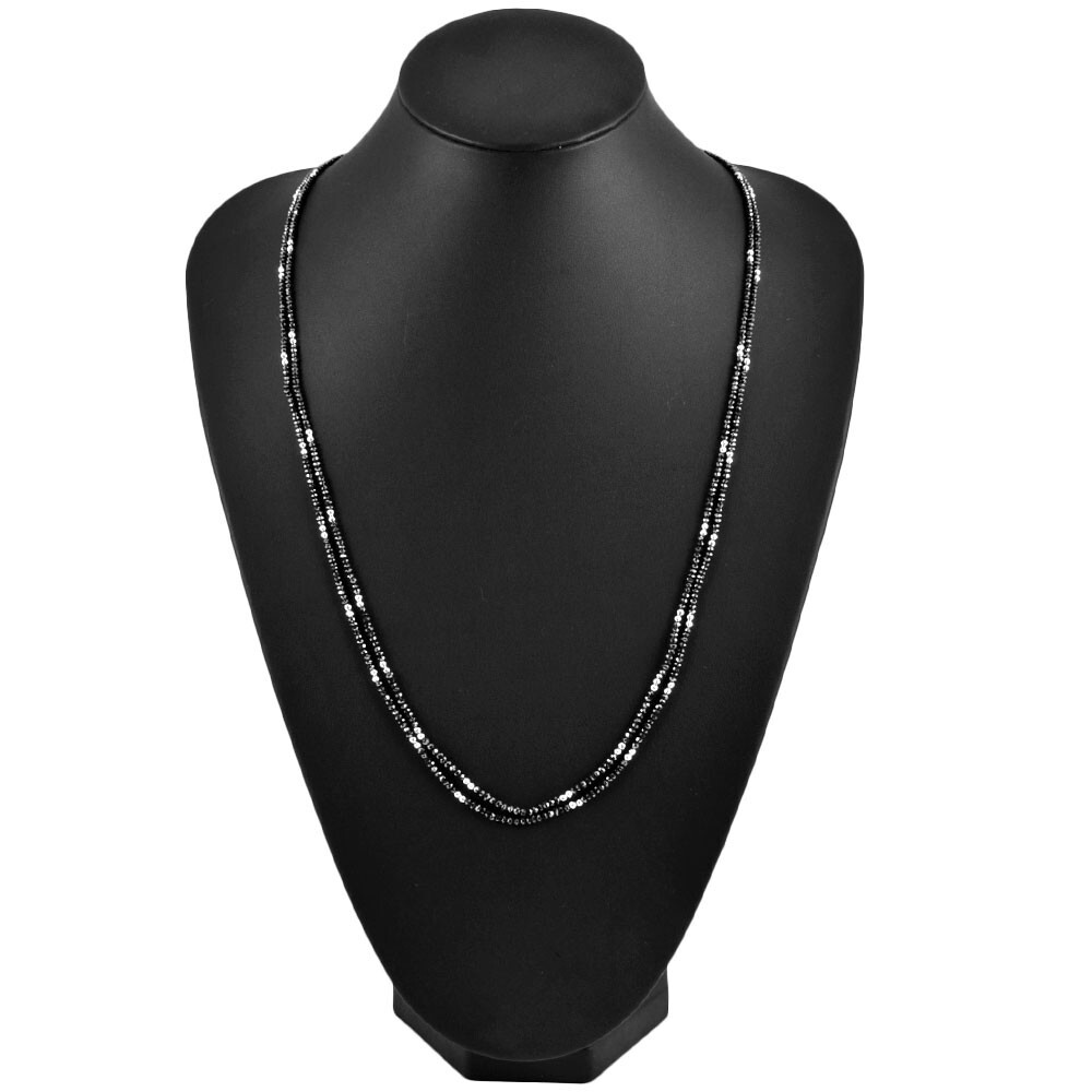 Unbranded Necklace Black Diamond 60.8ct K18WG White Gold 14.3g Accessories