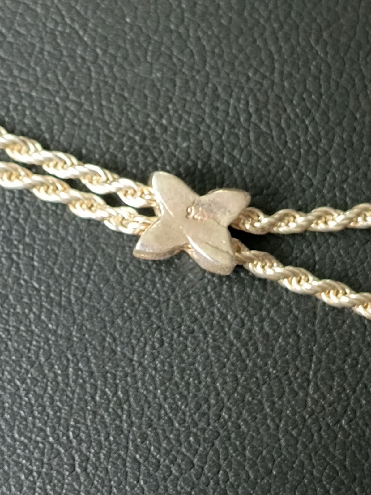 Sterling Silver 925 Amber Pendant Necklace Unbranded