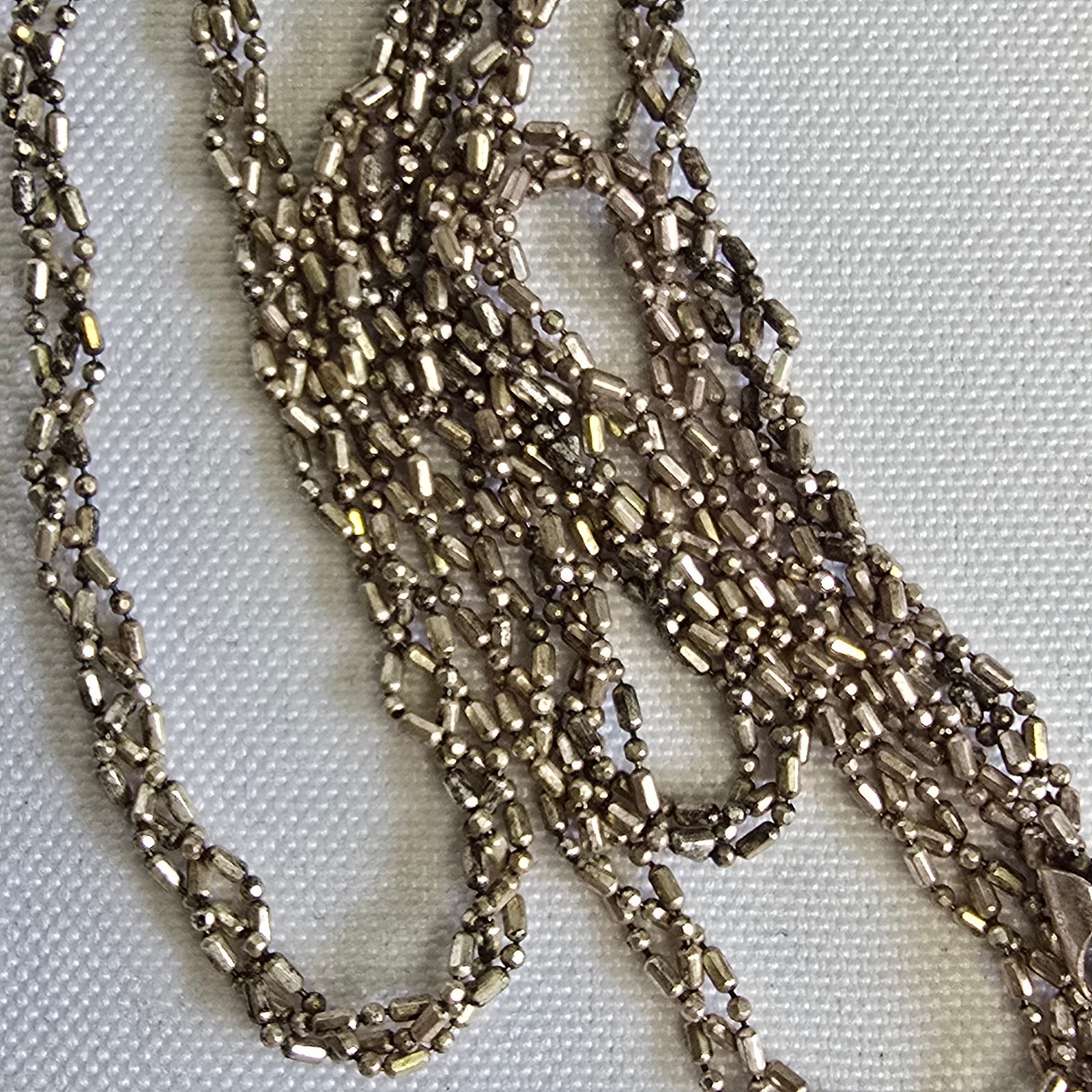 Sterling Silver Necklace 9.41g Fine Jewelry 23.5″ Unique Chain Lobster
