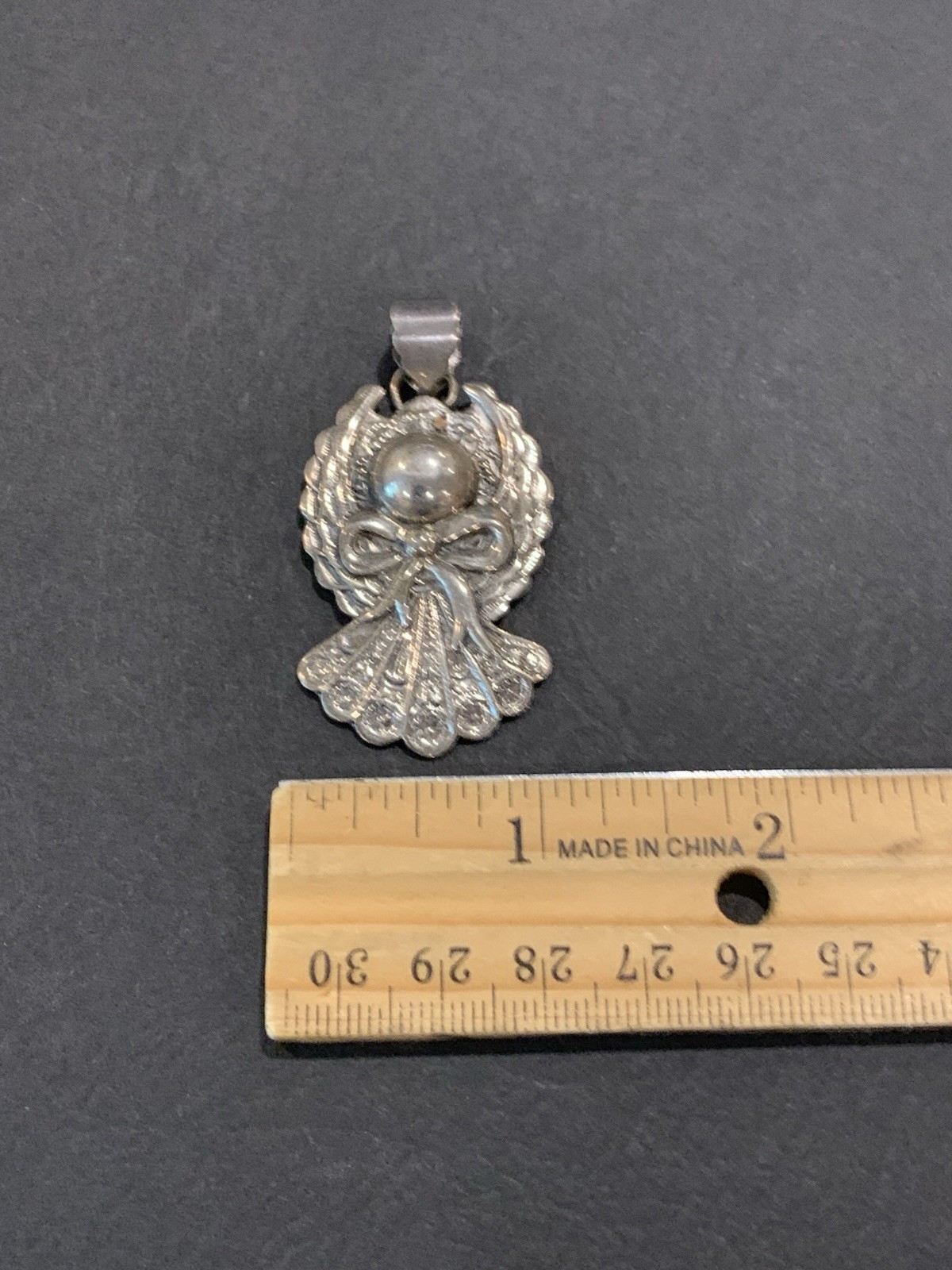 thailand 925 sterling silver vintage Angel Pendant