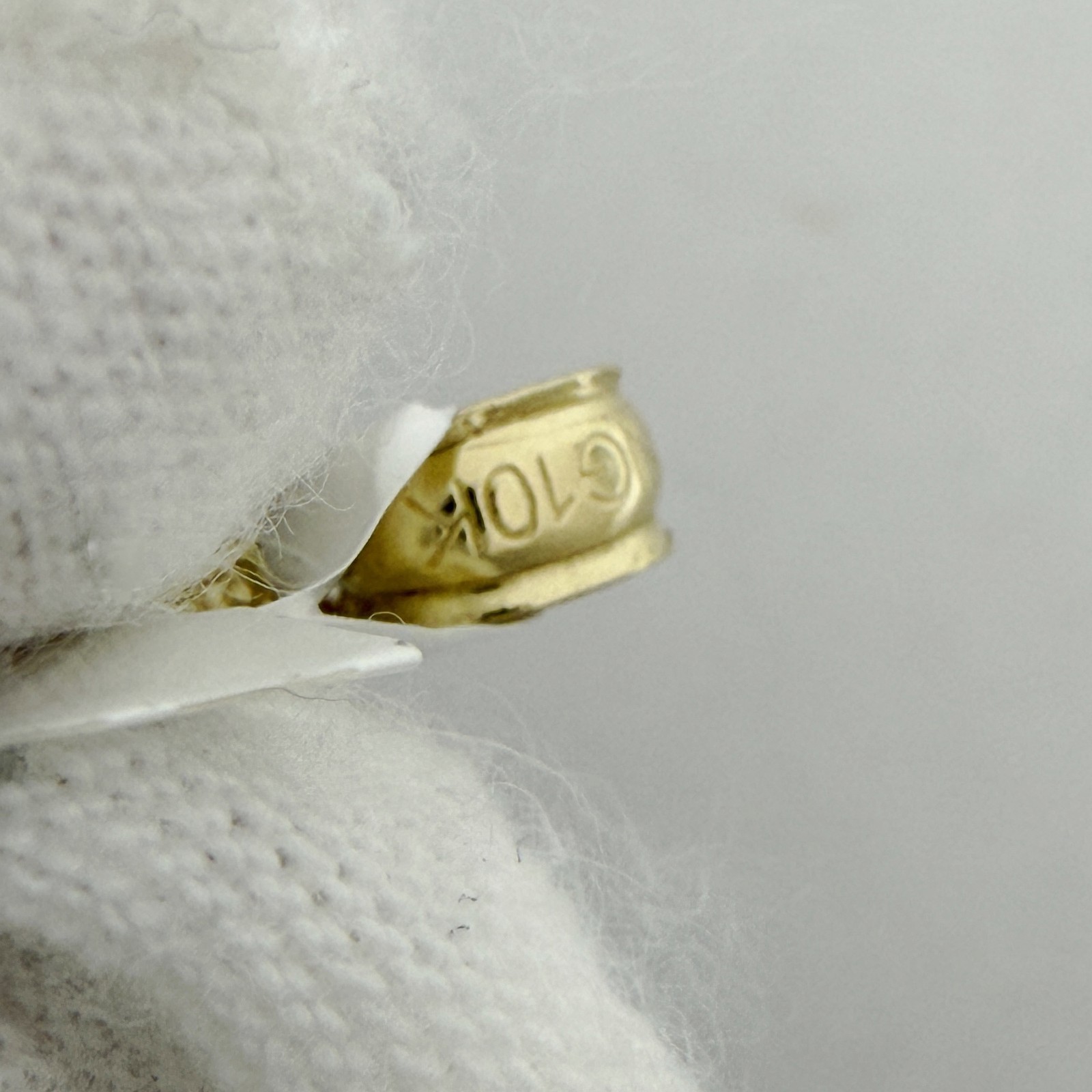 10kt Yellow Gold Unisex Cross Religious Charm Pendant