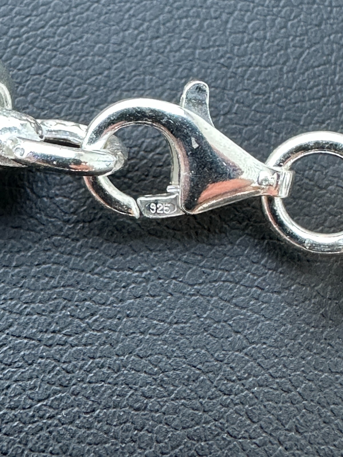 Real 925 Sterling Silver Mens Custom 8mm Barbed Wire Link Bracelet ITALY 7-9″