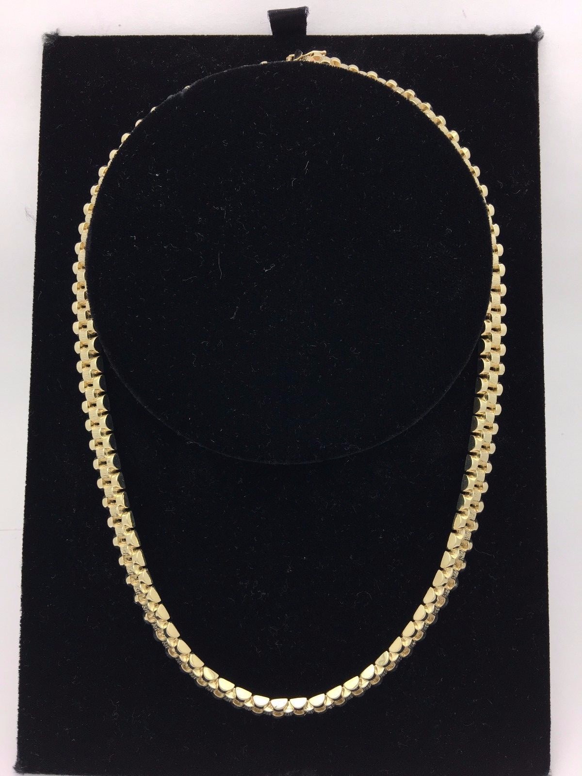Men’s 10k Yellow Gold Watch Link Chain Necklace 20″ 8.5mm 49 grams