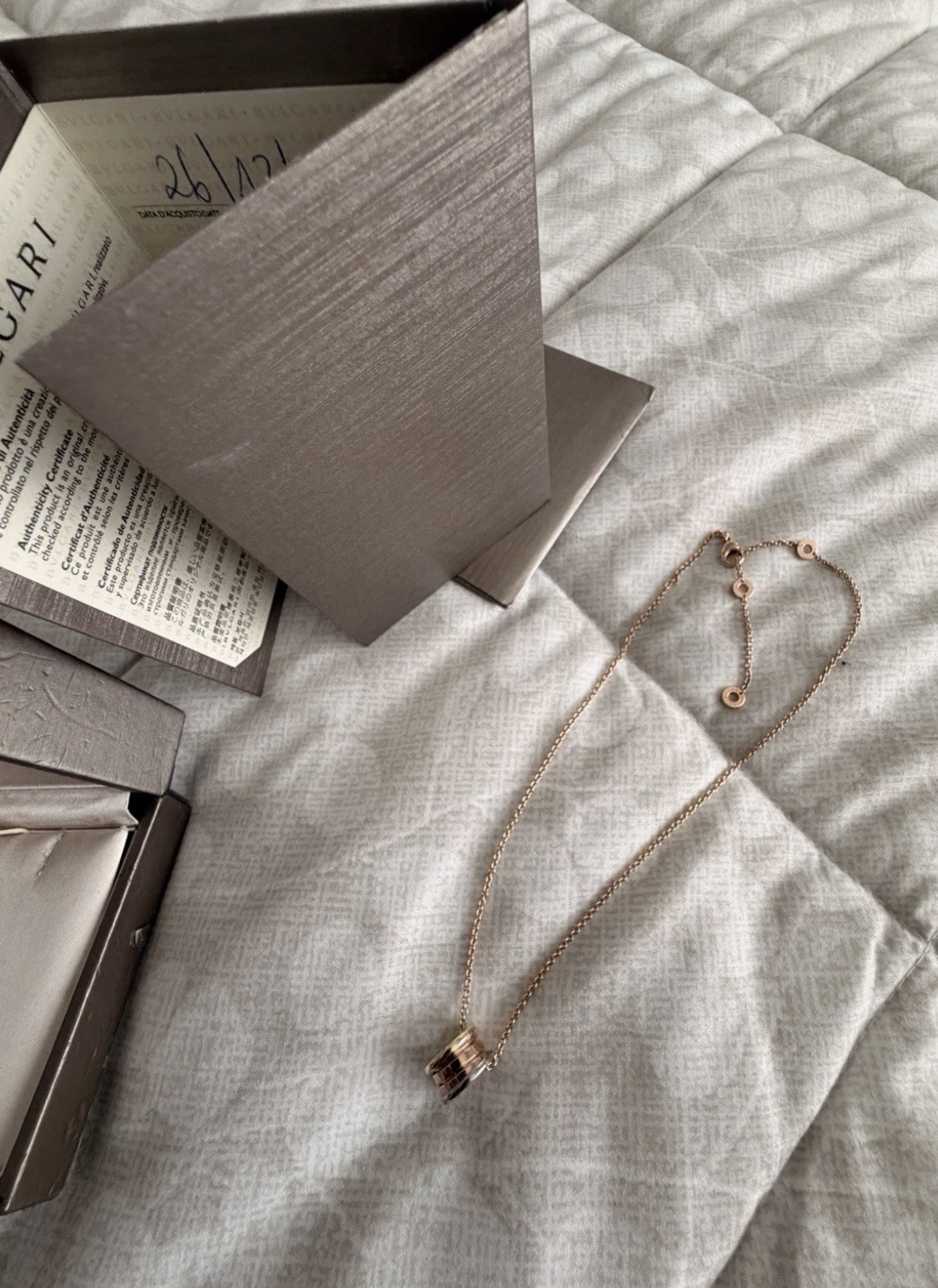 Bvlgari B.zero Tricolor Perfect Mistake Adjustable Necklace