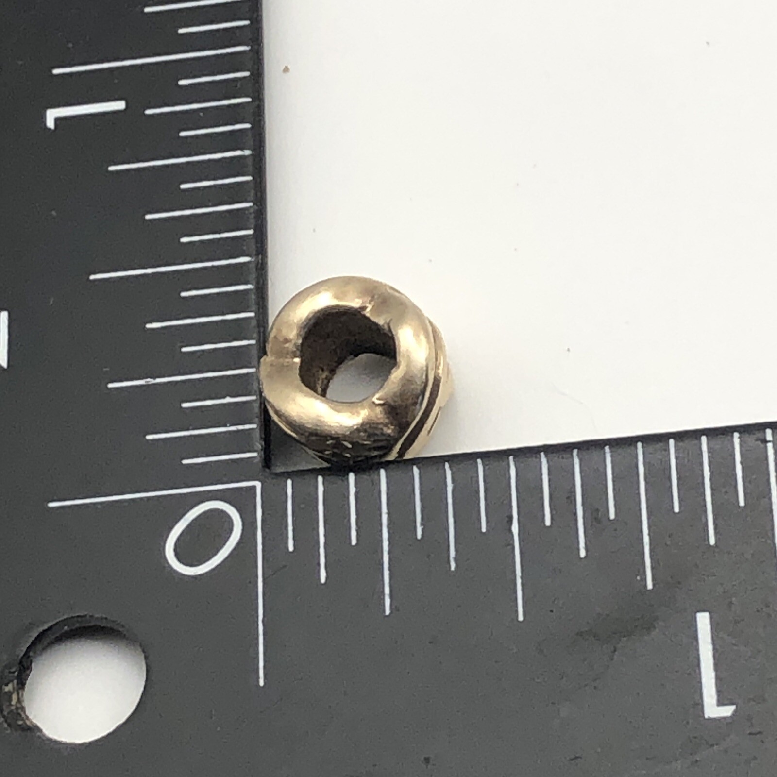 14k Gold Knot Bead Unbranded 2.22 Grams