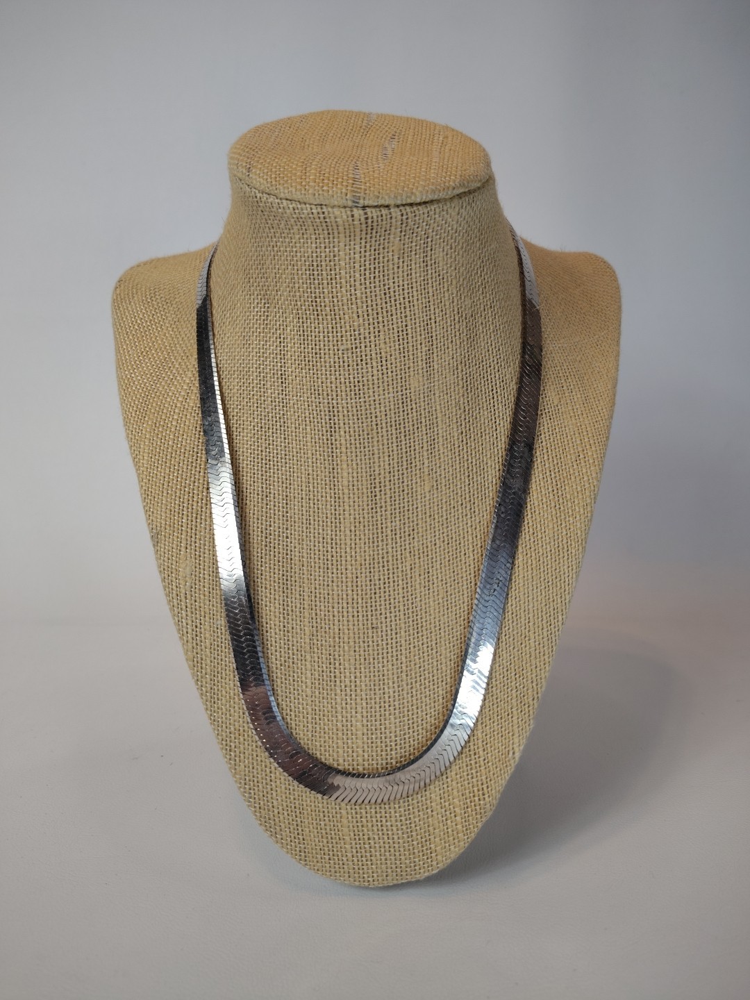 925 Solid Sterling Silver 20 Inch Necklace. Made In Italy 30 Grams 9mm