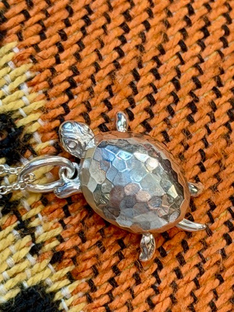 Tiffany & Co. Paloma Picasso Turtle Sterling Silver Necklace