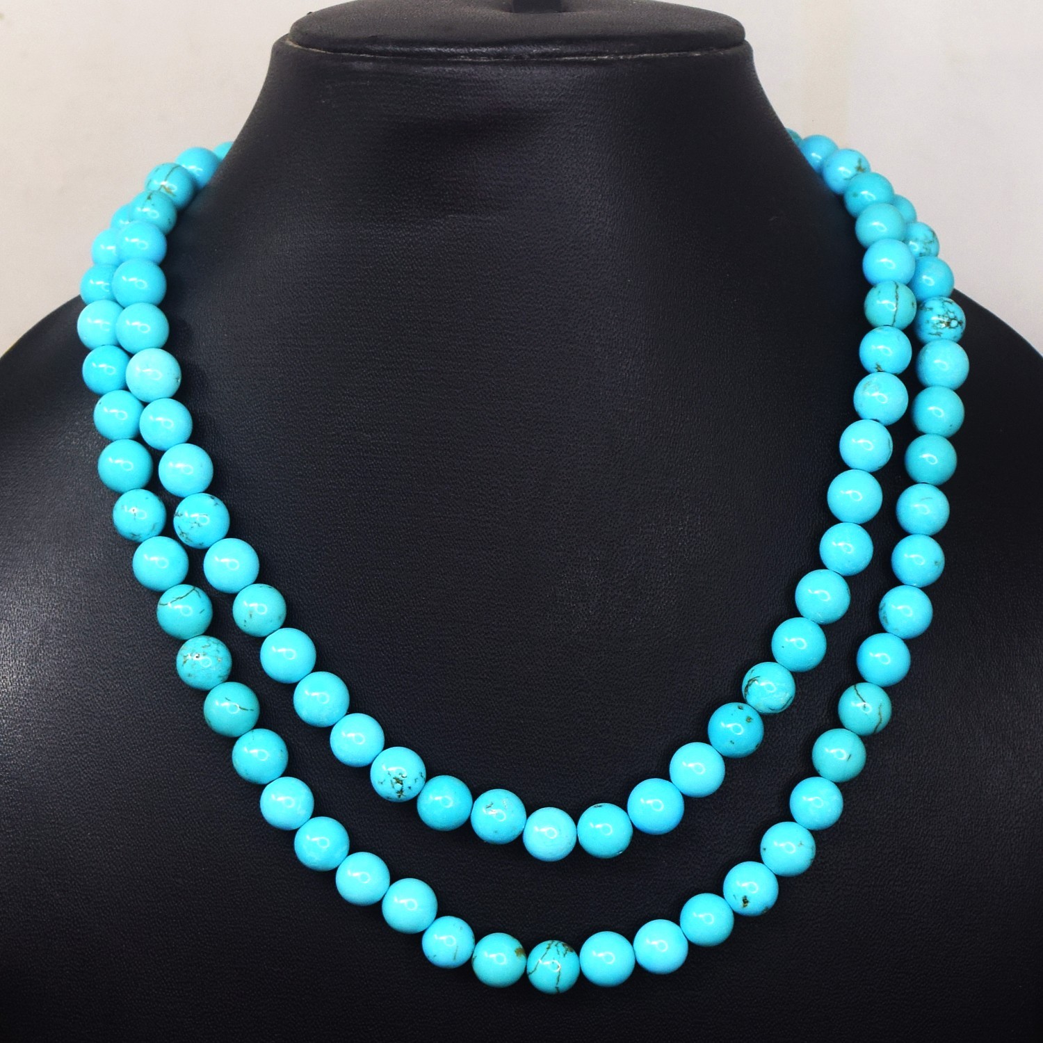 Single Strand Howlite 445.00 Cts Best Beaded 108 Prayer Mala Necklace RK 120 AZ1