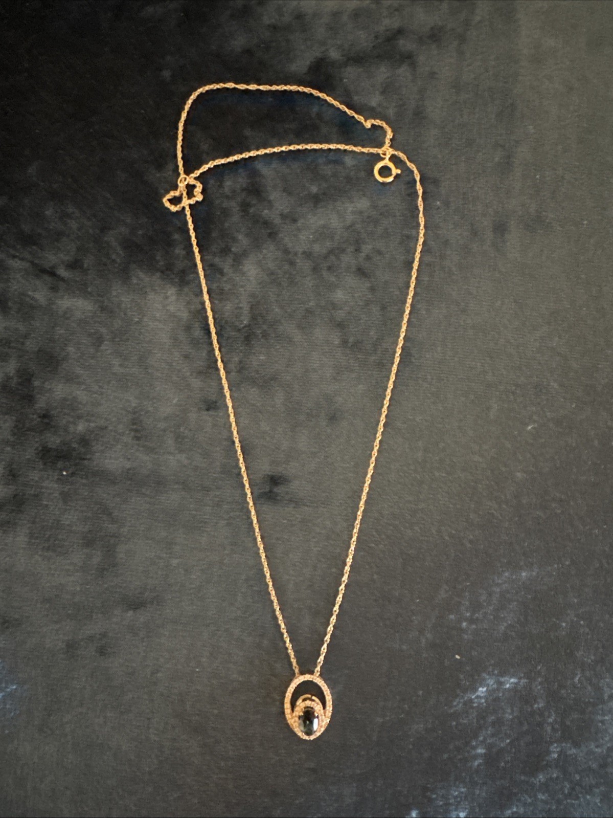Rose Gold Pendant Necklace Diamonds