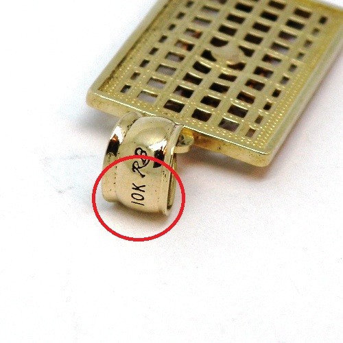 10k Tri-Clor Gold Grim Reaper/Sagrado Muerte Pendant