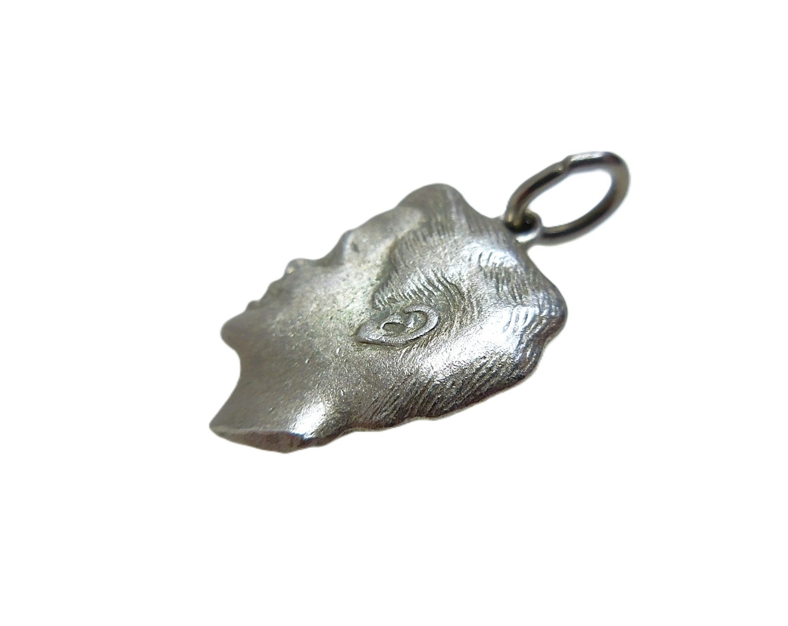 A & Z 925 Sterling Silver Vintage Boy Profile Charm Pendant