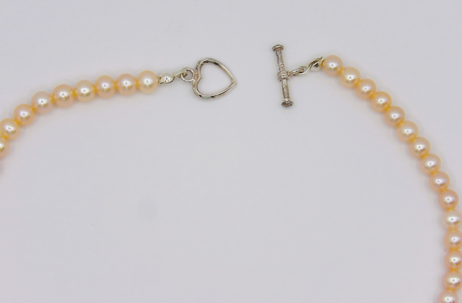 14″ inches High Quality Peach Potato Genuine Freshwater Pearl Necklace NK887