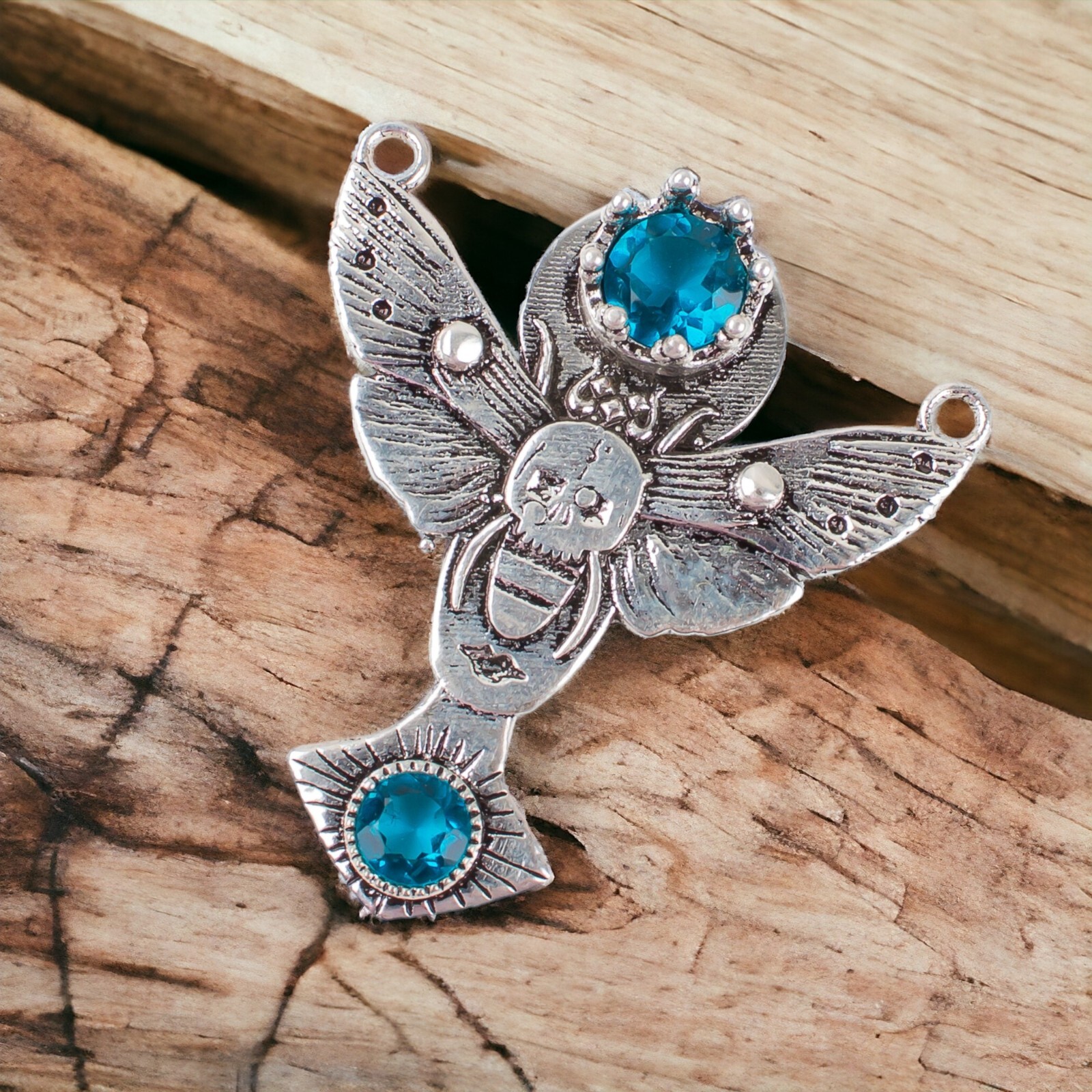 925 Sterling Silver Apatite Gemstone Jewelry Dainty Handmade Pendant 1.5″For Her