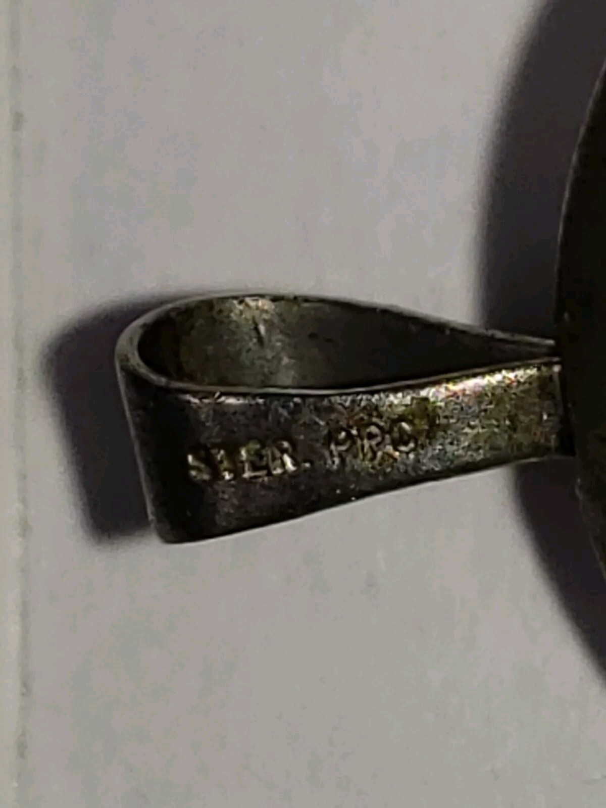 .925 Sterling Silver PPC Fingerprint Locket Mother & Child Vintage 1980’s .925