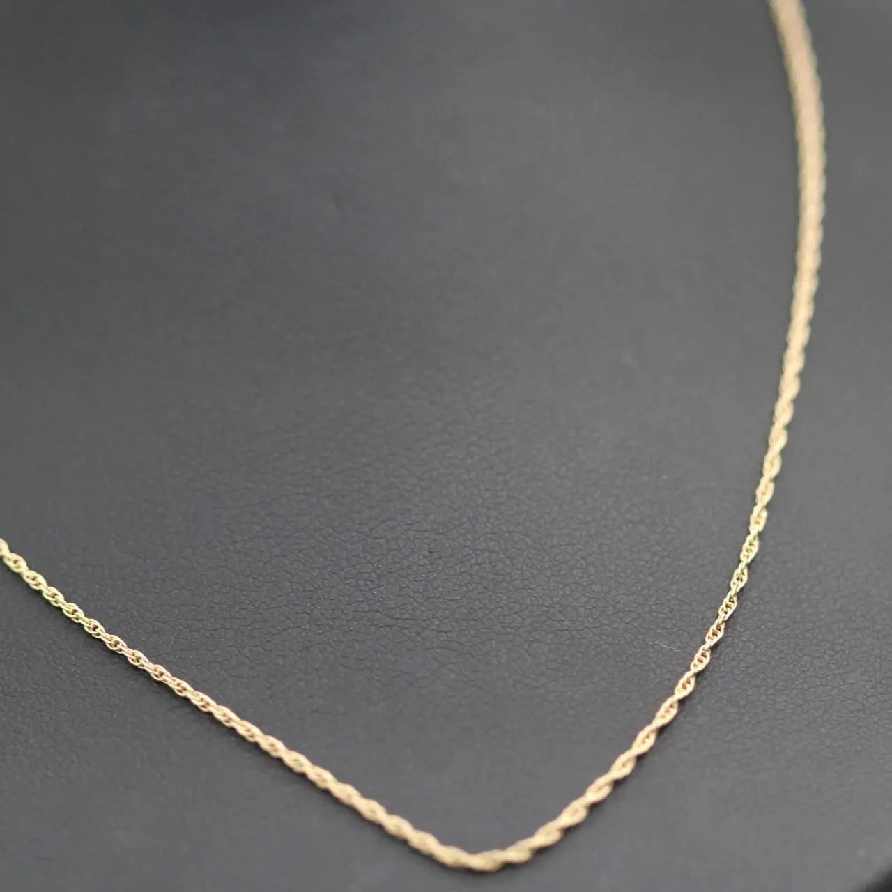 14k Yellow Gold 0.94mm Rope Chain 18.5 inches