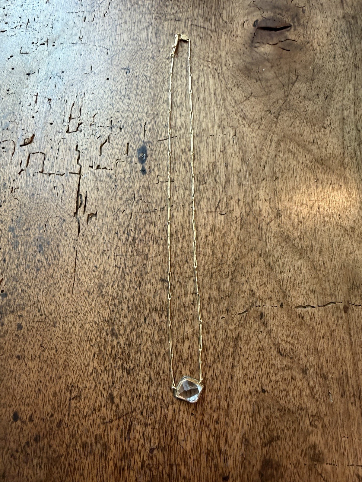 Judy Geib Echo Necklace with Herkimer Diamond