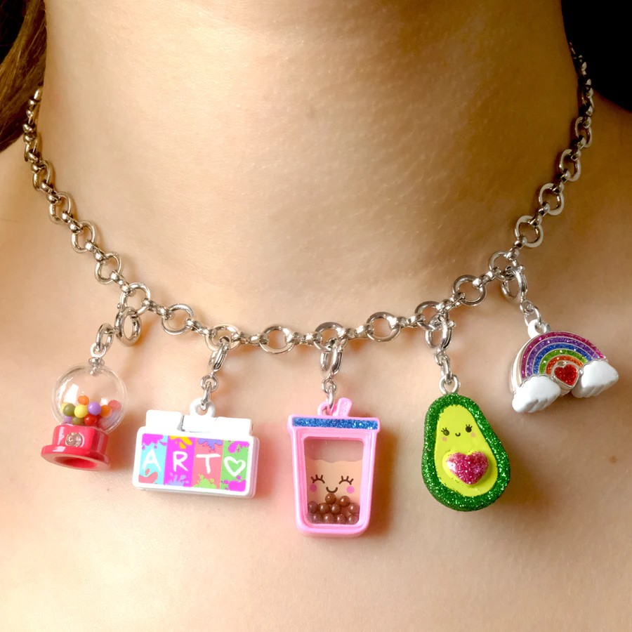 CHARM IT! Silver Chain Choker Necklace