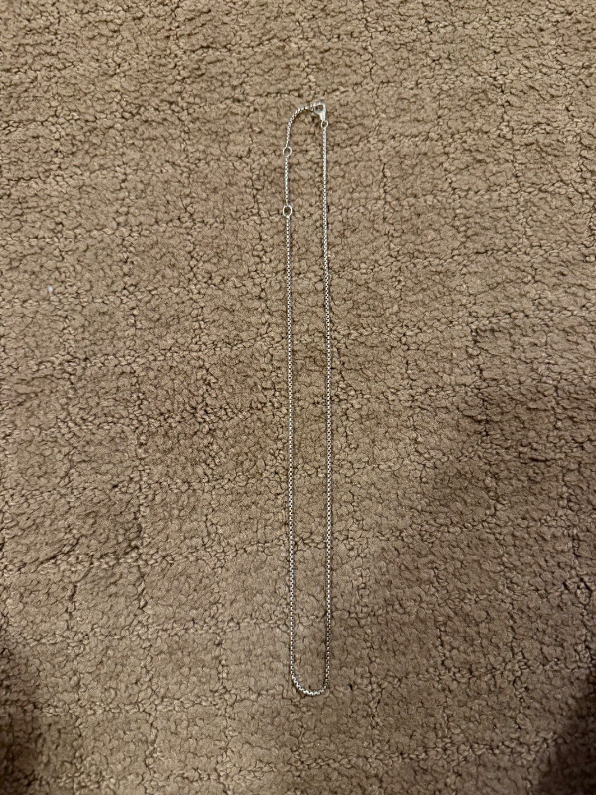 David Yurman Sterling Silver 17 in adjustable chain
