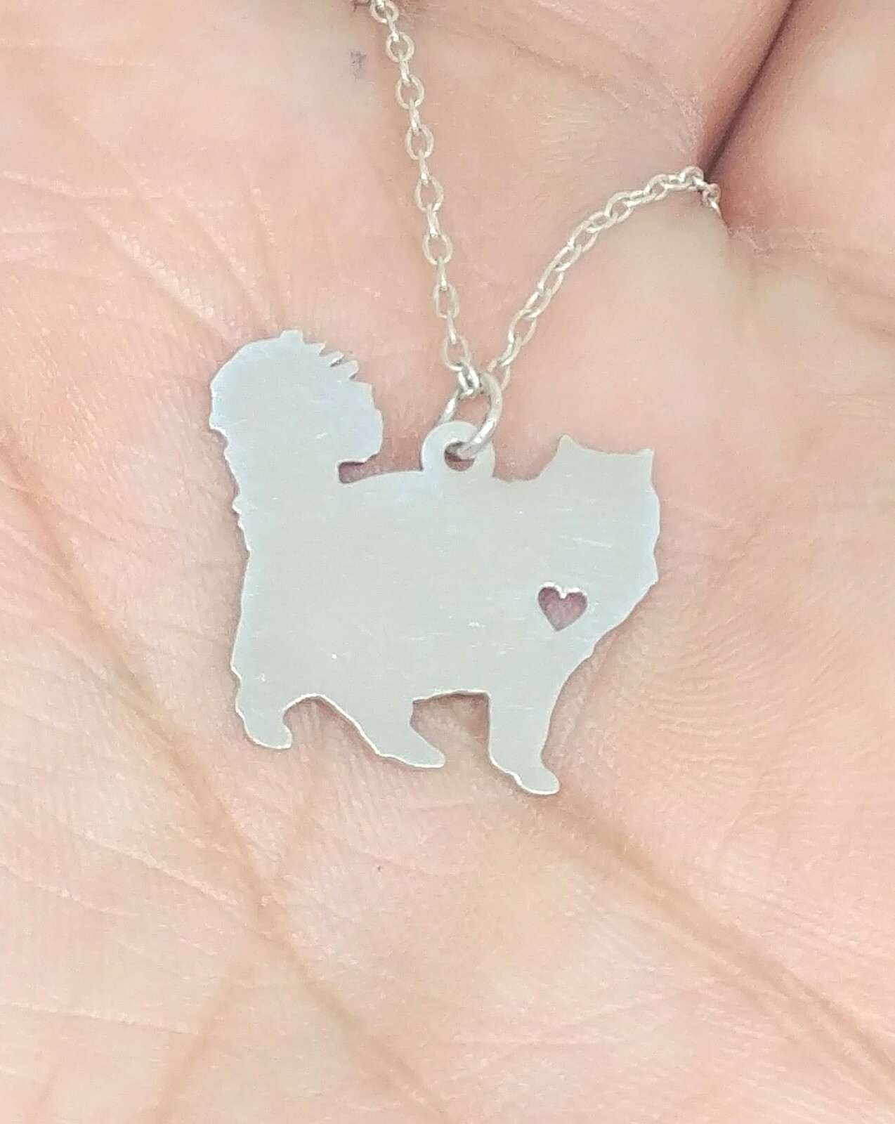Fat Cat Necklace – Sterling Silver Jewelry – Gold-Rose Gold – Engrave