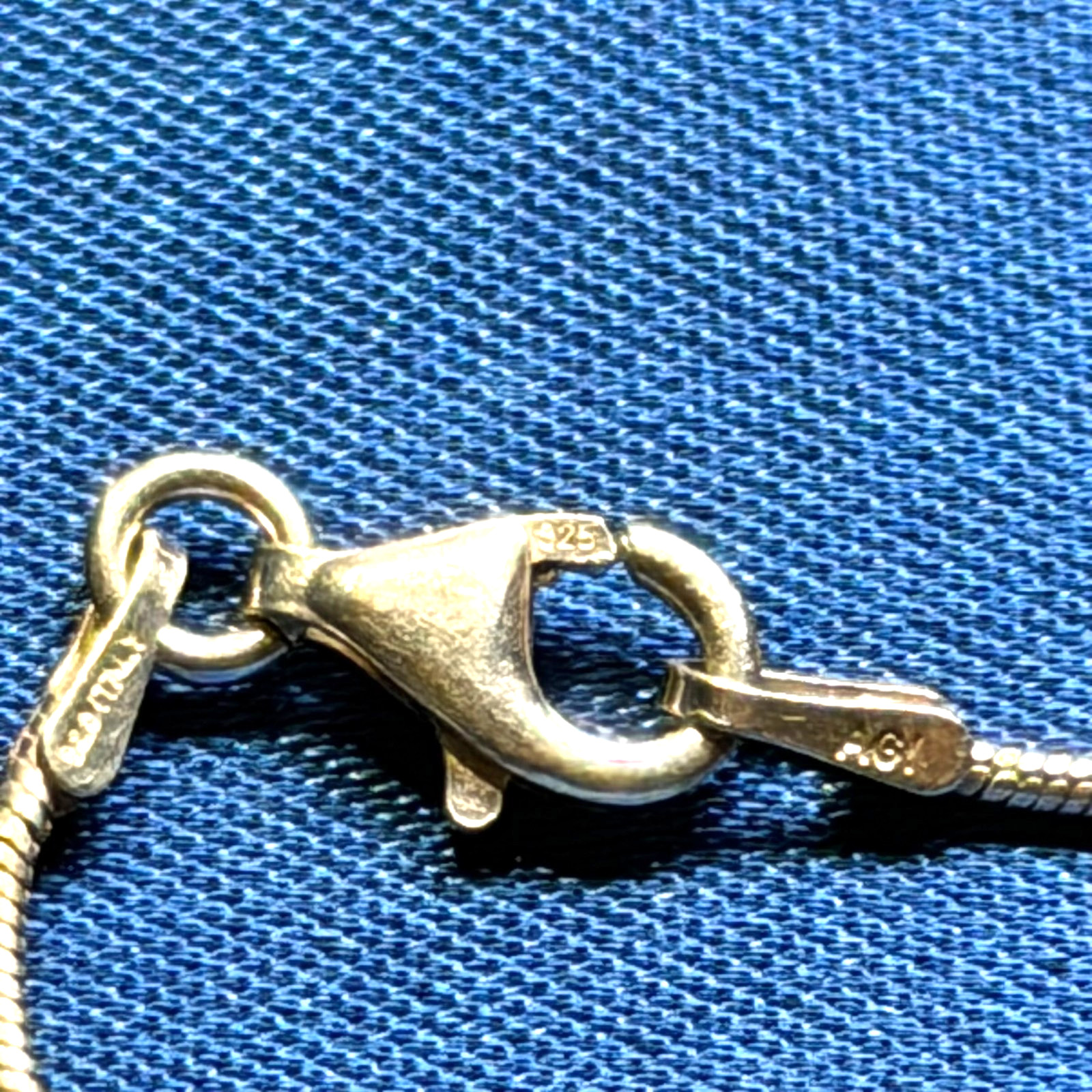 AGI Certified 925 Sterling Silver 20in Snake Chain Necklace Pre-owned