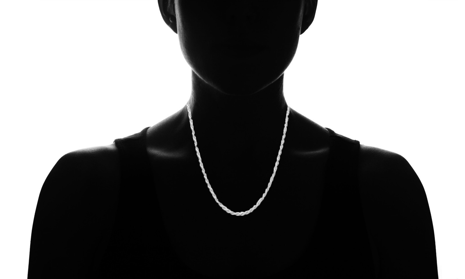 Sterling Silver Rope Chain 1MM