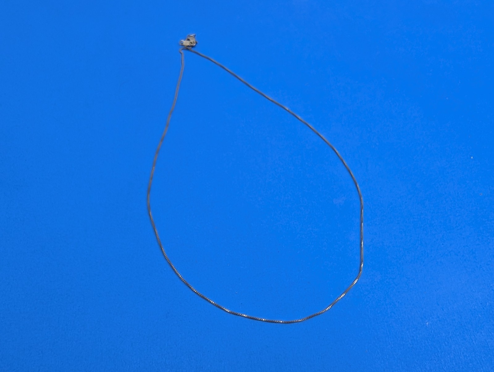 Sterling Silver 925 Thin Box Chain Link Necklace